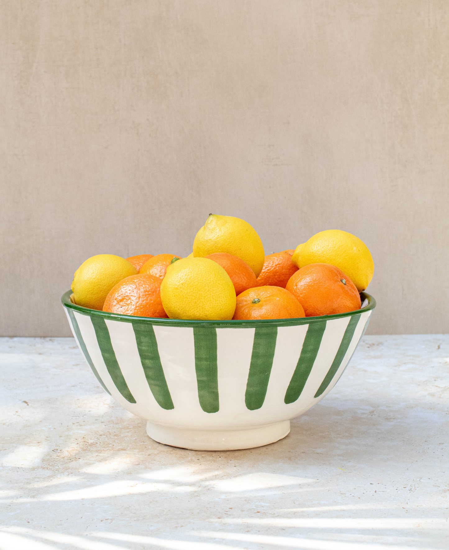 Handmade Moroccan Ceramic Bowl in Green