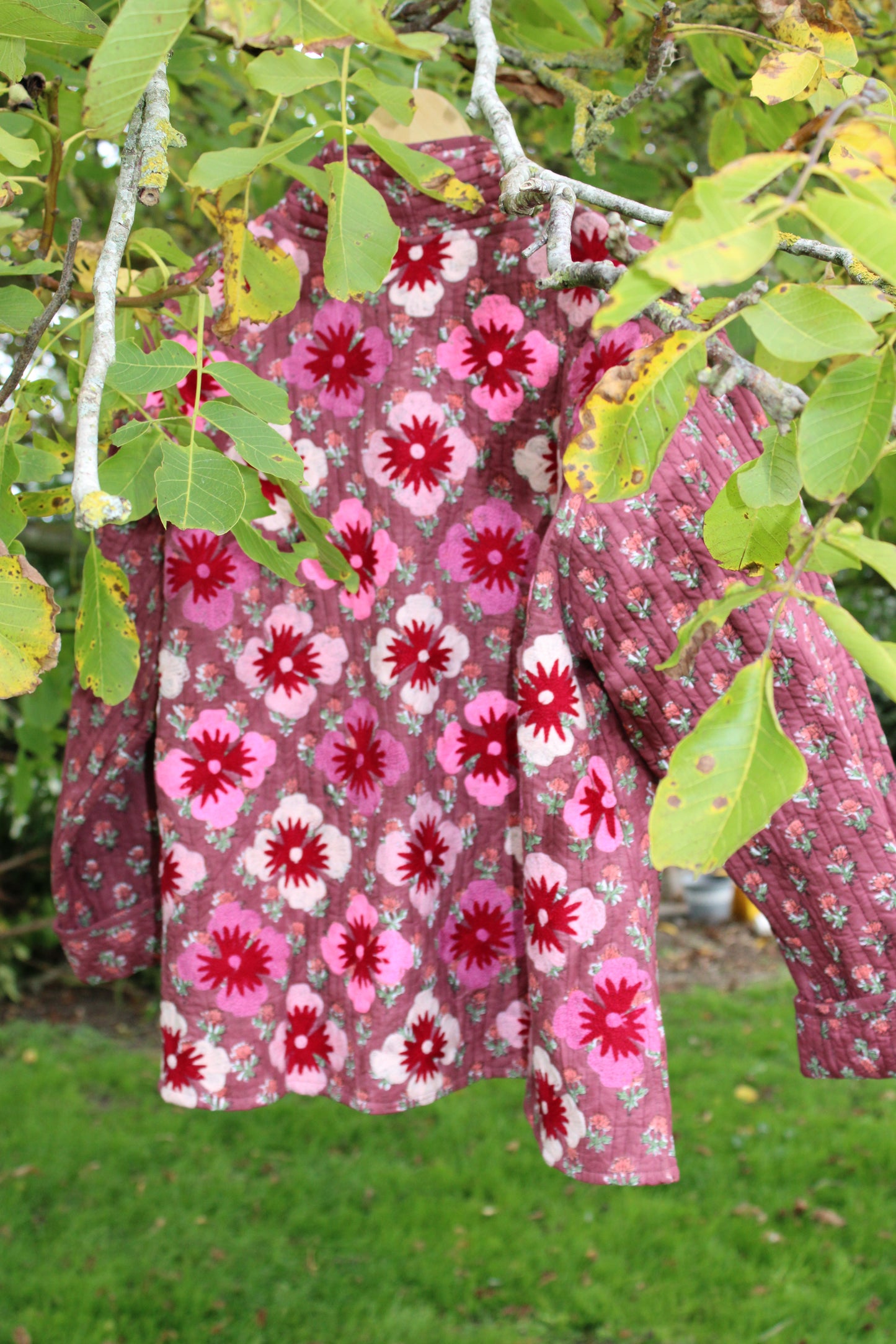 Lory Pink Quilted Jacket