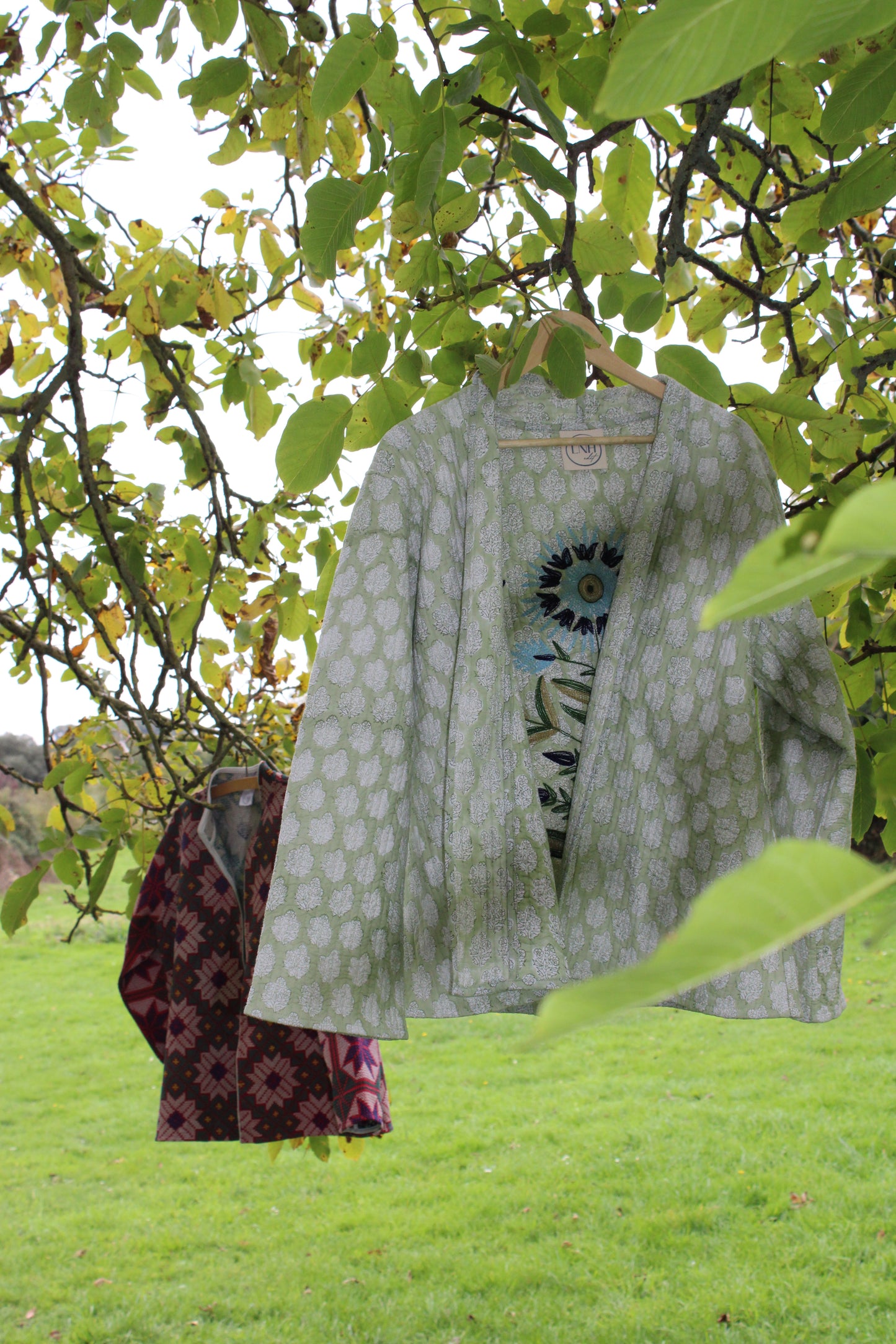 Lory Green Quilted Jacket