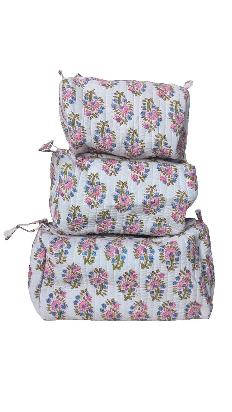 Sara Cosmetic Bag- Set of 3