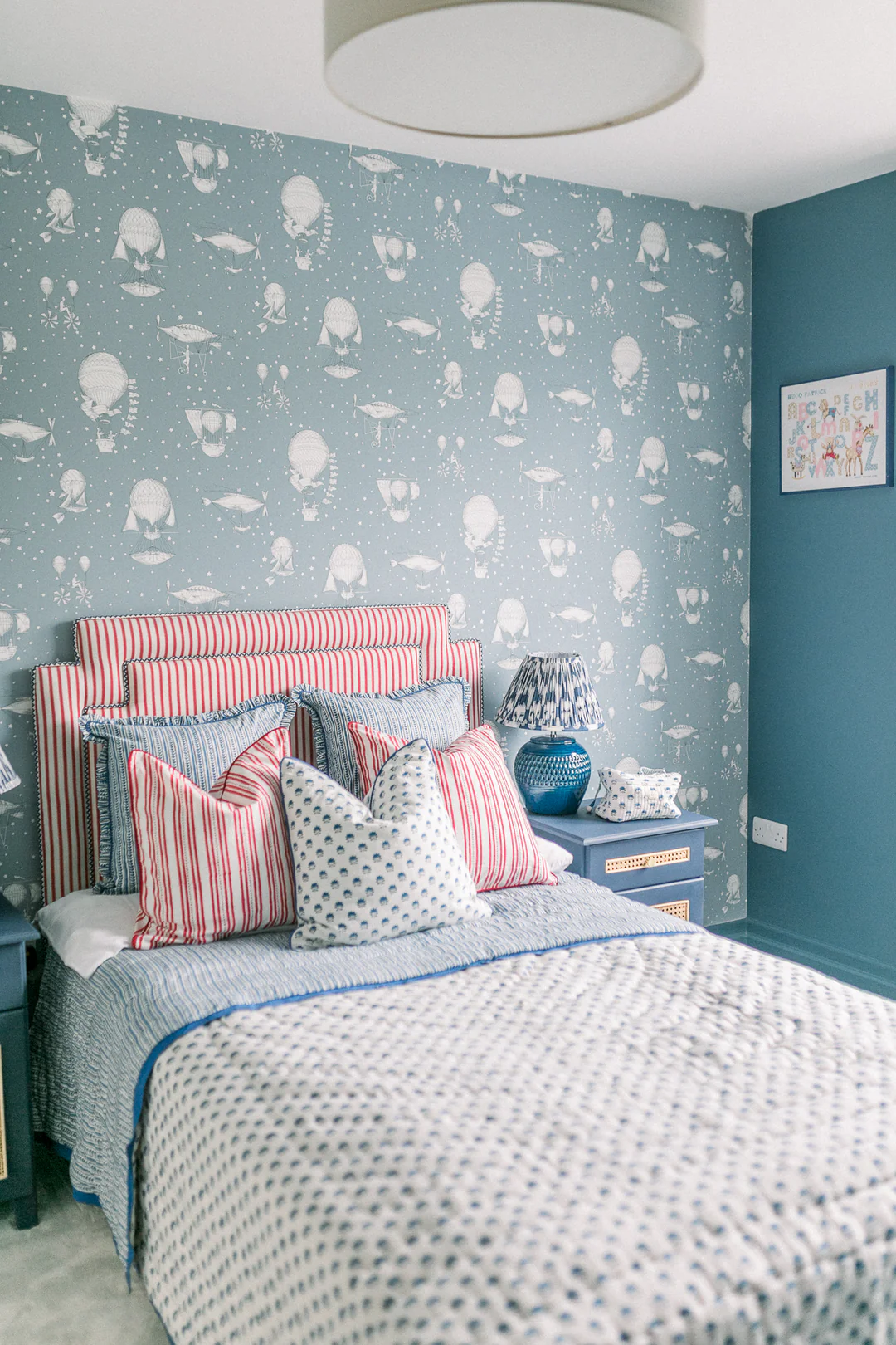 Blue Reversible Single Quilt