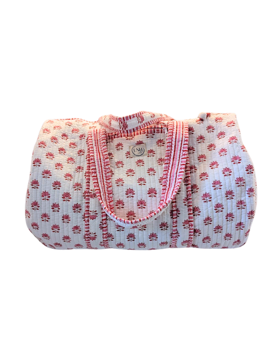 Large Boller Pink Clover Bag