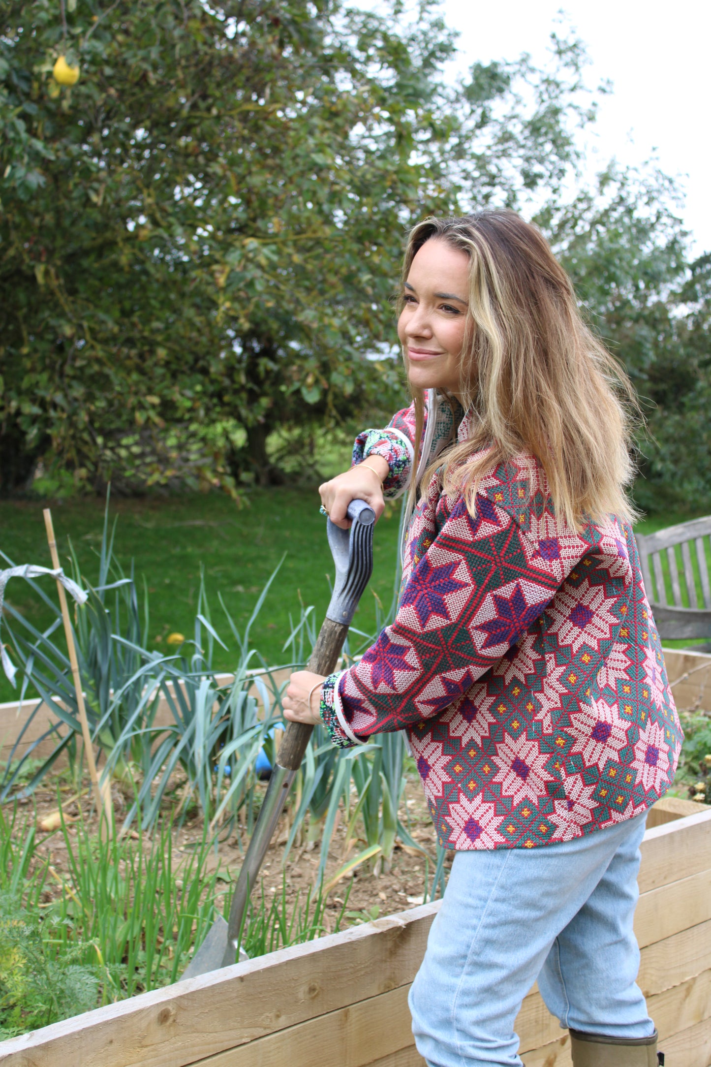 Purple Star Kantha Jacket