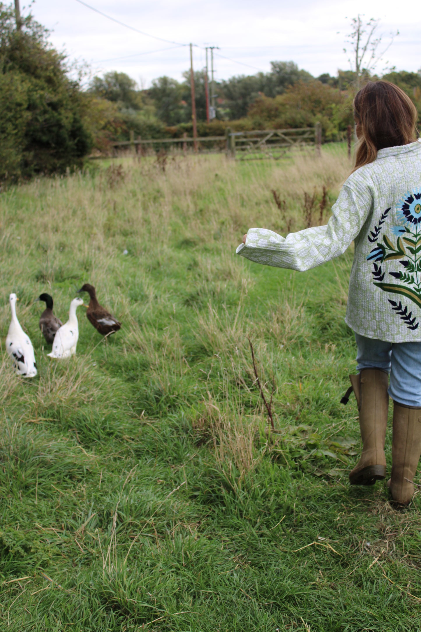 Lory Green Quilted Jacket