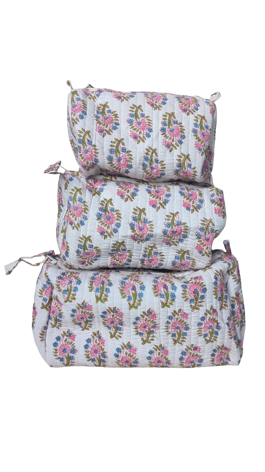 Sara Cosmetic Bag- Set of 3