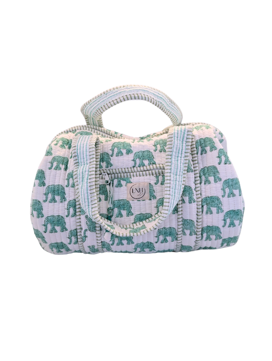 Mini Boller Green Elephant Bag
